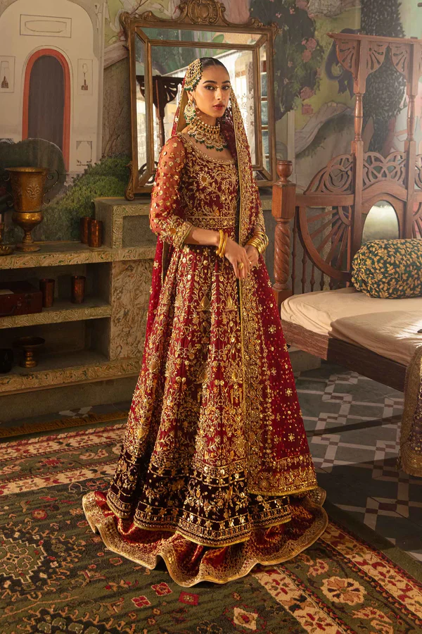 Red Bridal Lehenga